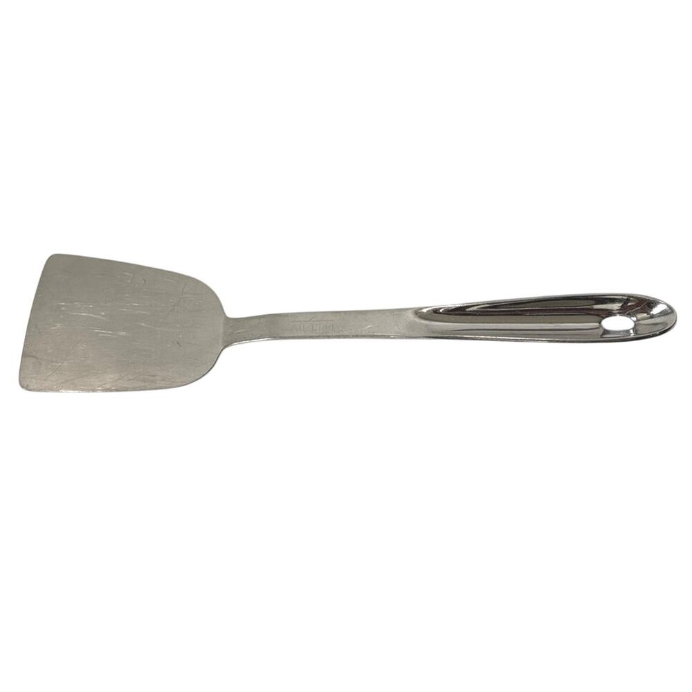 All-Clad Stainless Steel Turner Spatula Made in USA Kitchen Utensil 13"